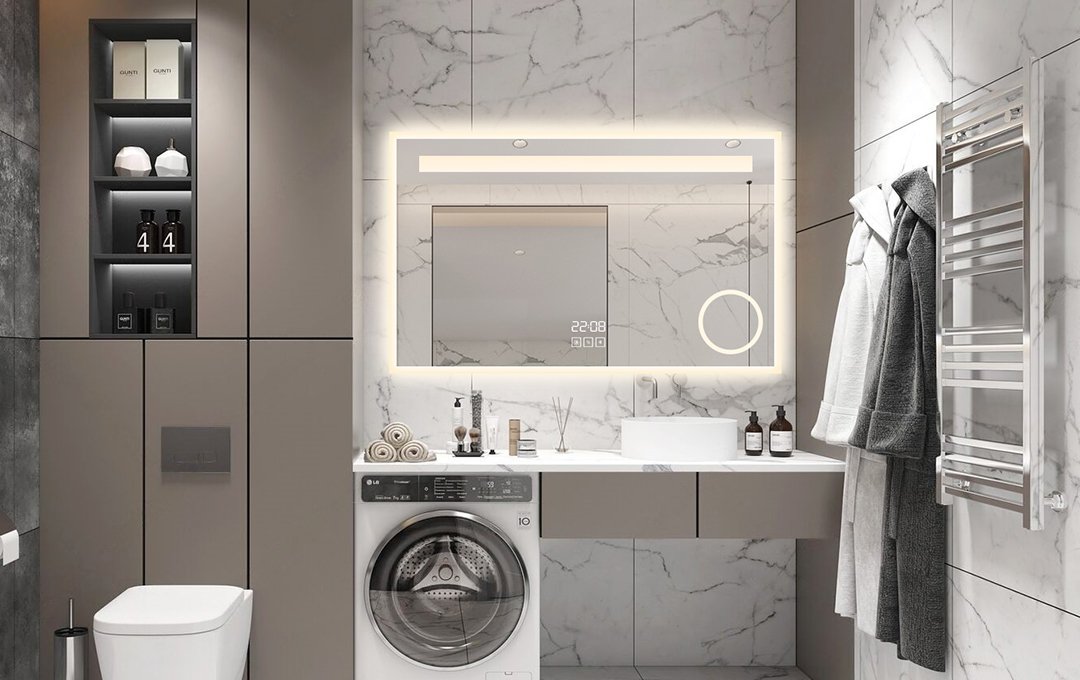 Everest Front lite LED Mirror 4 Everest Front lite LED Mirror - Image 4